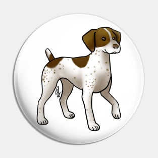 Dog - German Shorthaired Pointer - Liver White Patched Pin