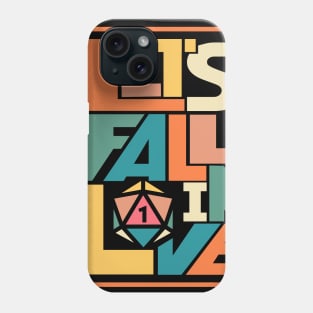 DnD Design Let's Fail in Love Retro Nat1 Phone Case