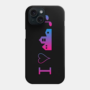 I LOVE LISTENING TO MUSIC AT HOME. Phone Case