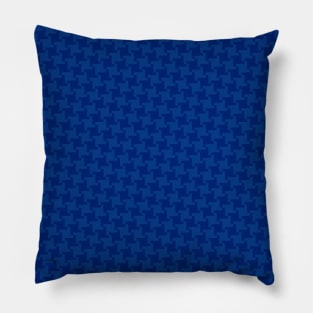 Classic Blue DROP Box Pattern Pillow