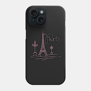 Pink Paris Phone Case