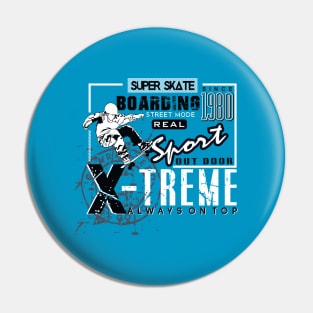 Super Skater Boy Pin