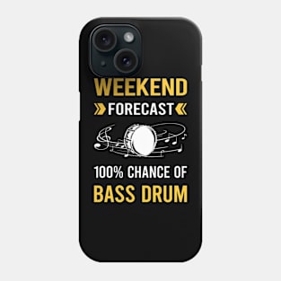 Weekend Forecast Bass Drum Phone Case