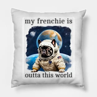 Outta This World French Bulldog Pillow