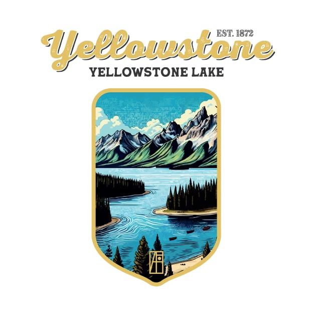 USA - NATIONAL PARK - YELLOWSTONE - Yellowstone Lake - 8 by ArtProjectShop