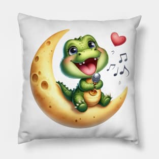 Valentine Love Crocodile Pillow