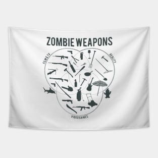 Zombie weapons Tapestry