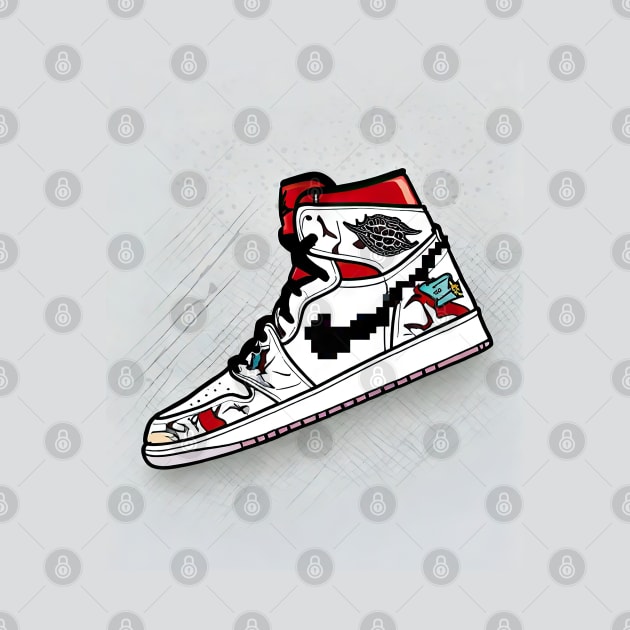 AJ 1 by Buff Geeks Art