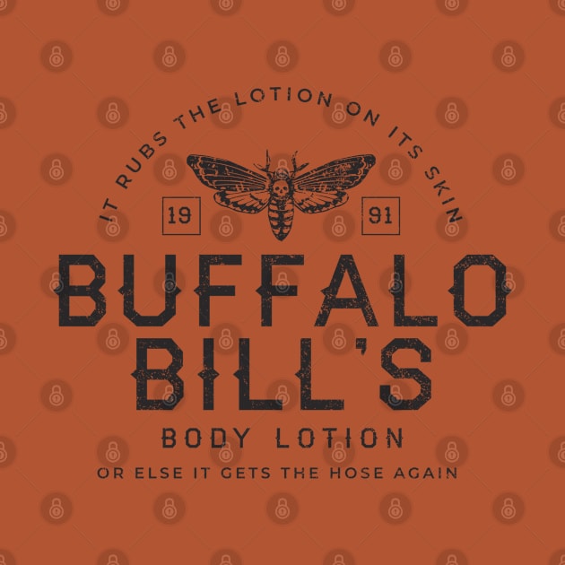 Buffalo Bill's Body Lotion Est. 1991 - modern vintage logo by BodinStreet