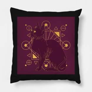 Sphynx [MAGENTA] Pillow