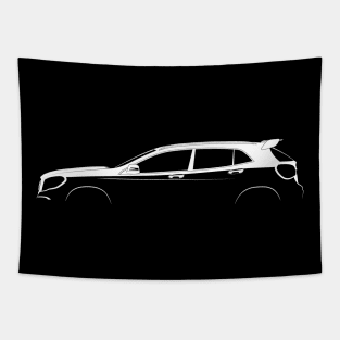 Mercedes-Benz GLA-Class AMG (X156) Silhouette Tapestry