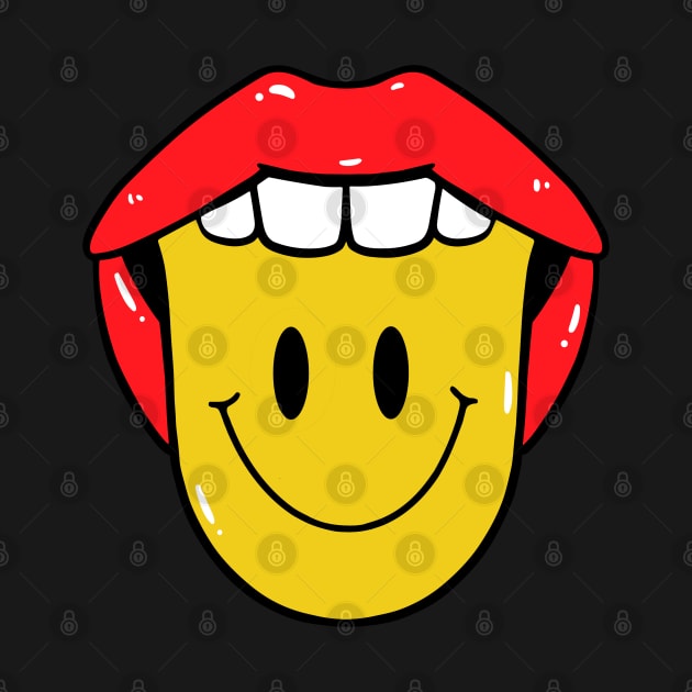 Tongue Smiley by Bruno Pires