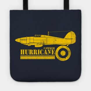 WW2 Battle of Britain RAF Hurricane (distressed) Tote