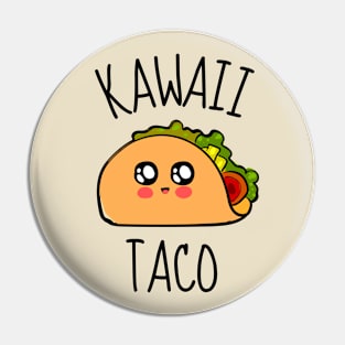 Kawaii Taco Funny Pin