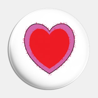 LOVE TWO HEARTS IN ONE Pin