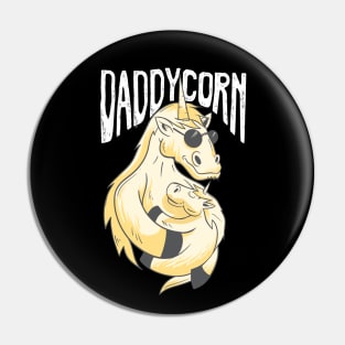 Daddycorn Unicorn Daddy Baby Fathers Day Pin