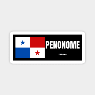 Penonome City with Panama Flag Magnet