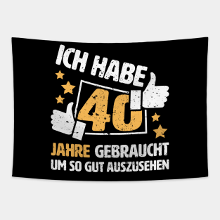 40 Geburtstag Lustige Sprueche Tapestries Teepublic