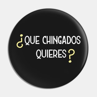 Camisa Chistosa en Espanol Funny Shirt in Spanish Pin