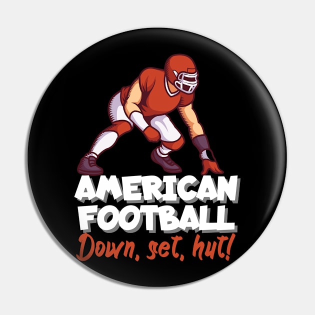 American football. Down, set, hut! Pin by maxcode