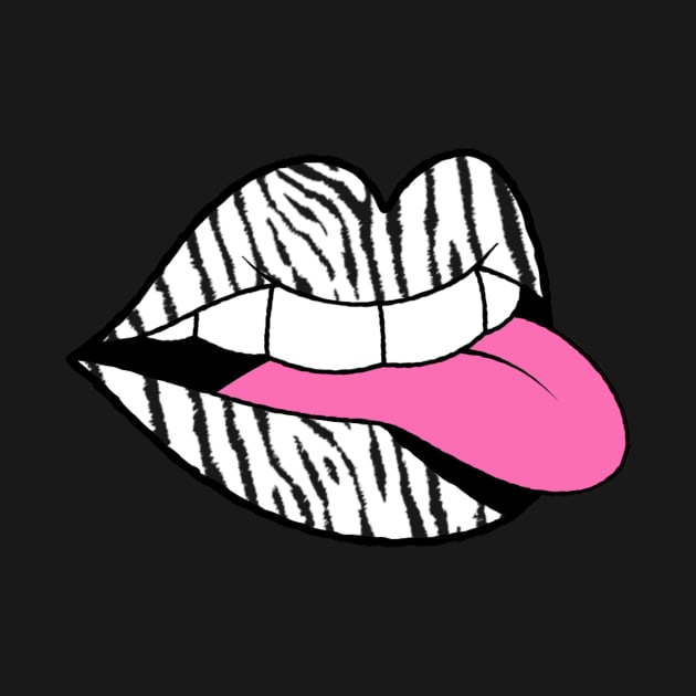 White Zebra Mouth by KindlyHarlot