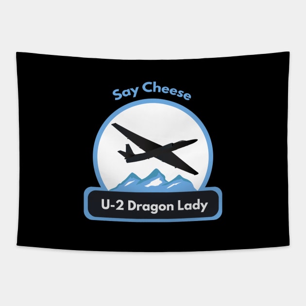 U-2 Dragon Lady Reconnaissance Aircraft Tapestry by NorseTech