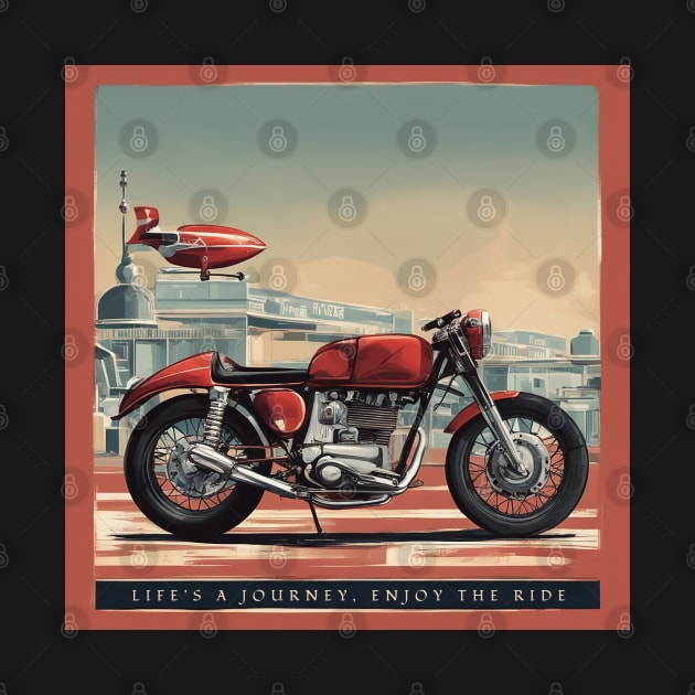 Life is a journey, enjoy the ride motorcycle by Bikerkulture