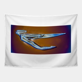 Car Emblem Stylized Tapestry