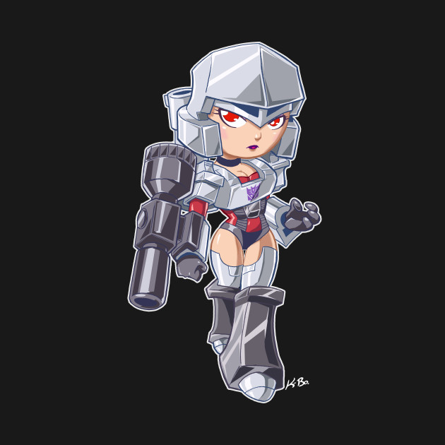 Discover Transformer Gals: Mega-Chan - Cartoon - T-Shirt