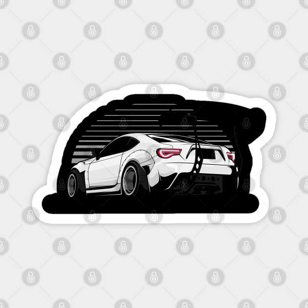 JDM Tuning & Drift Car GT86 Fan Magnet by Automotive Apparel & Accessoires