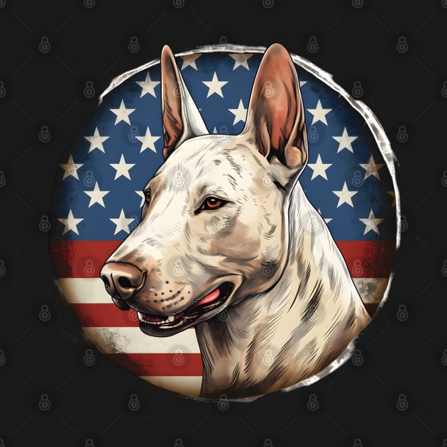 Bull Terrier 4th of July by NatashaCuteShop