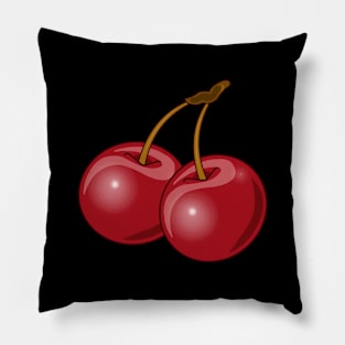 Video Game Cherries Pillow