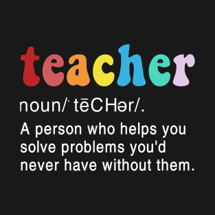 Teacher Off Duty Last Day Of School Teacher Summer T-Shirt T-Shirt