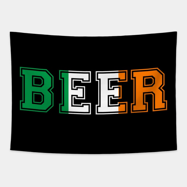 Ireland Beer Flag Tapestry by byfab