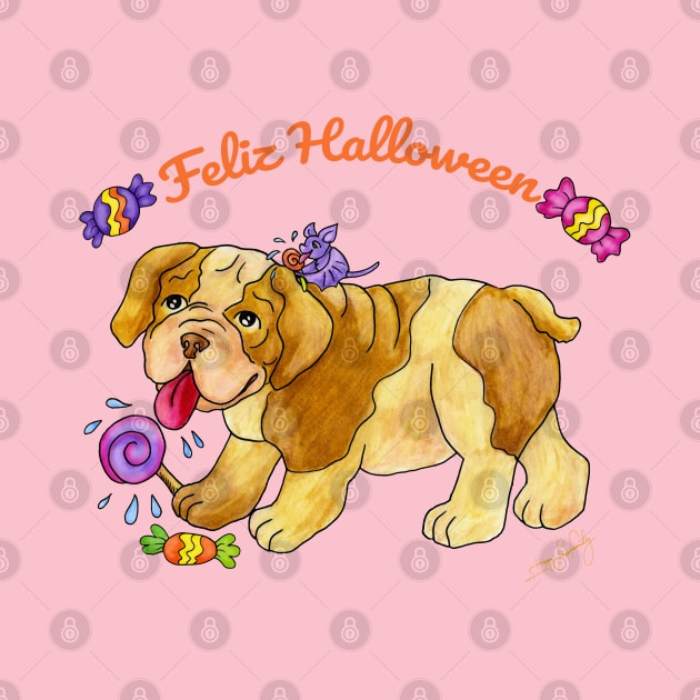 Perrito Halloween by Happy Lines Family