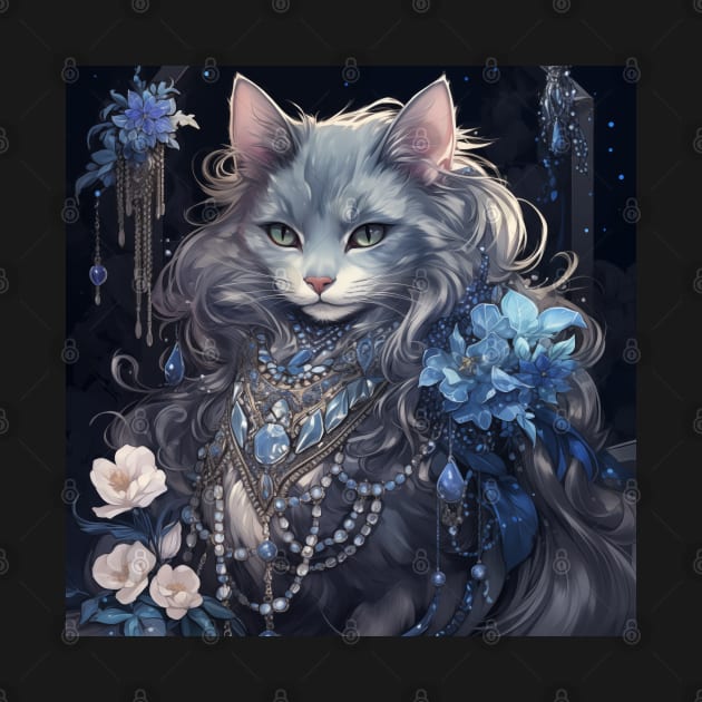 Siberian Cat Goddess by Enchanted Reverie