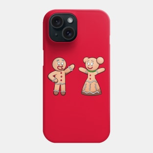 Gingerbread Man And Woman Phone Case