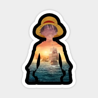 Luffy ship Magnet