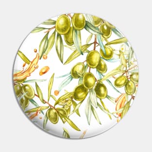 Olives pattern texture Pin