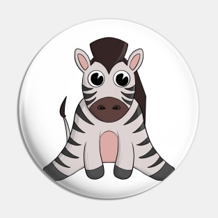 Beautiful little zebra Pin