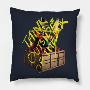 Think Outside Of The Box Guy Fawkes Humor Pillow