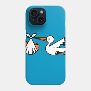 Stork With Baby Phone Case