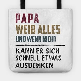 PAPA WEIB ALLES UND WENN NICHT KANN ER SICH SCHNELL ETWAS AUSDENKEN Tote