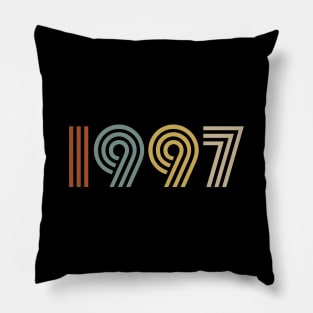 1997 Birth Year Retro Style Pillow