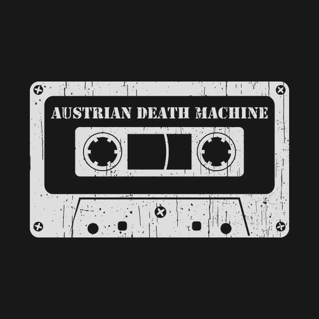 Australian Death Machine - Vintage Cassette White by FeelgoodShirt