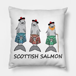 Scottish salmon for fish lovers- scottish gift- funny and humouristic salmon Pillow