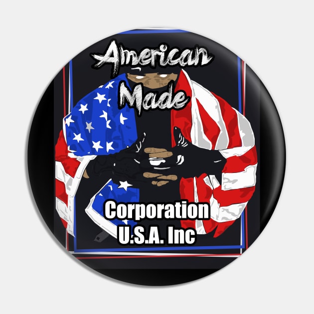 American Made Corporation USA Inc Pin by Black Ice Design