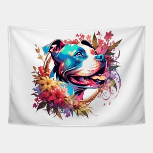 American Staffordshire Terrier Joyful Mothers Day Dog Mom Gift Tapestry