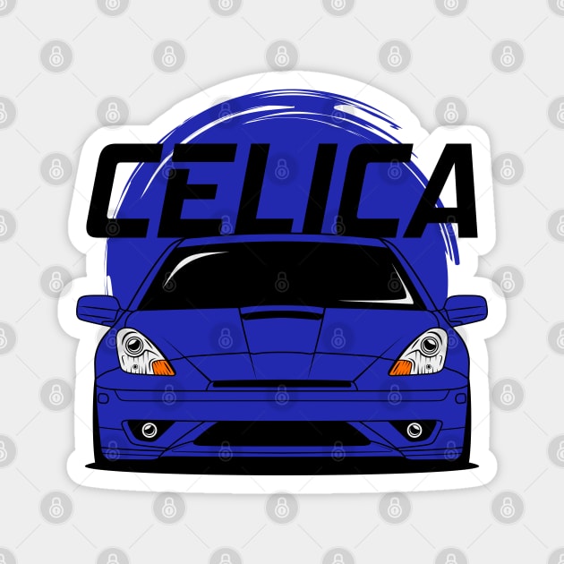 Blue Celica JDM Magnet by GoldenTuners