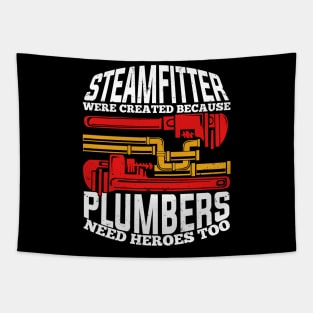 Funny Steamfitter Pipefitter Gift Tapestry